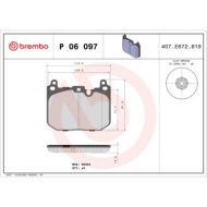 P06097_2.JPG Kit pastiglie freno, Freno a disco P 06 097 BREMBO per BMW MINI