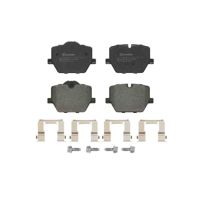 P06116_1.JPG Kit pastiglie freno, Freno a disco P 06 116 BREMBO per BMW TOYOTA