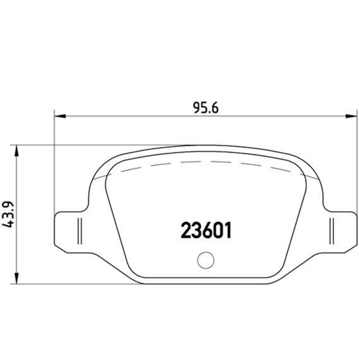 P23064_2.JPG Kit pastiglie freno, Freno a disco P 23 064 BREMBO per CITROEN FIAT LANCIA