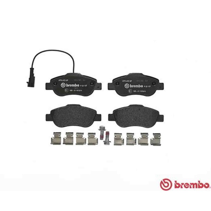 P23107_1.JPG Kit pastiglie freno, Freno a disco P 23 107 BREMBO per FORD FIAT