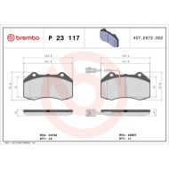 P23117_2.JPG Kit pastiglie freno, Freno a disco P 23 117 BREMBO per ALFA ROMEO