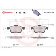 P23163_2.JPG Kit pastiglie freno, Freno a disco P 23 163 BREMBO per OPEL FIAT LANCIA