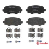 Kit pastiglie freno, Freno a disco P 23 177 BREMBO per FIAT JEEP ALFA ROMEO