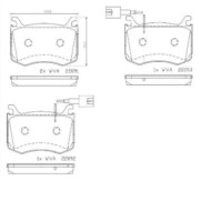 P23183_2.JPG Kit pastiglie freno, Freno a disco P 23 183 BREMBO per ALFA ROMEO