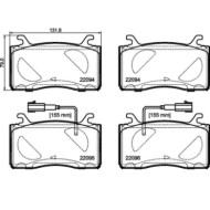 P23187_2.JPG Kit pastiglie freno, Freno a disco P 23 187 BREMBO per ALFA ROMEO