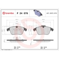 P24076_2.JPG Kit pastiglie freno, Freno a disco P 24 076 BREMBO per FORD VOLVO LAND ROVER MG