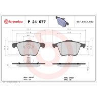 P24077_2.JPG Kit pastiglie freno, Freno a disco P 24 077 BREMBO per FORD VOLVO