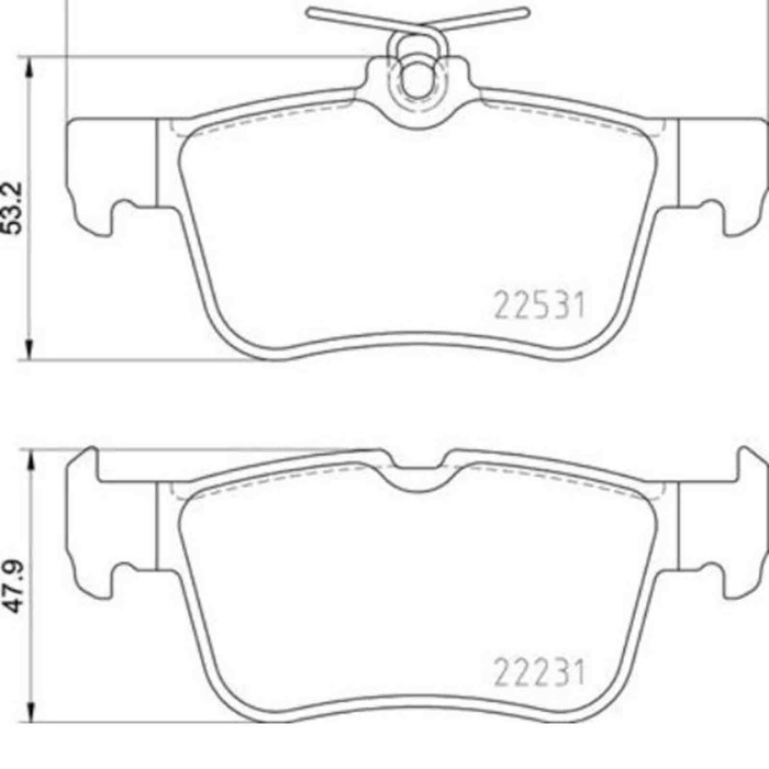 P24175_2.JPG Kit pastiglie freno, Freno a disco P 24 175 BREMBO per FORD