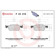 P24210_2.JPG Kit pastiglie freno, Freno a disco P 24 210 BREMBO per FORD
