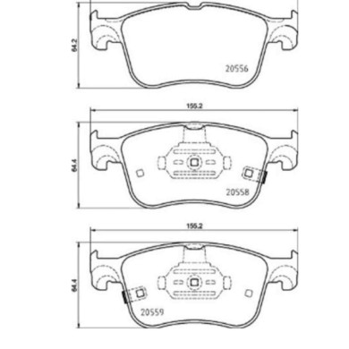 P24218_2.JPG Kit pastiglie freno, Freno a disco P 24 218 BREMBO per FORD