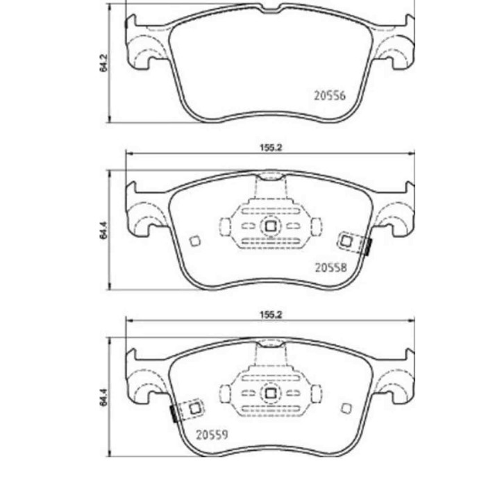 P24218_2.JPG Kit pastiglie freno, Freno a disco P 24 218 BREMBO per FORD