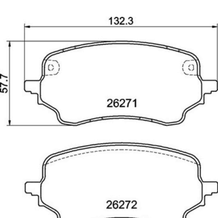 P24236_2.JPG Kit pastiglie freno, Freno a disco P 24 236 BREMBO per FORD