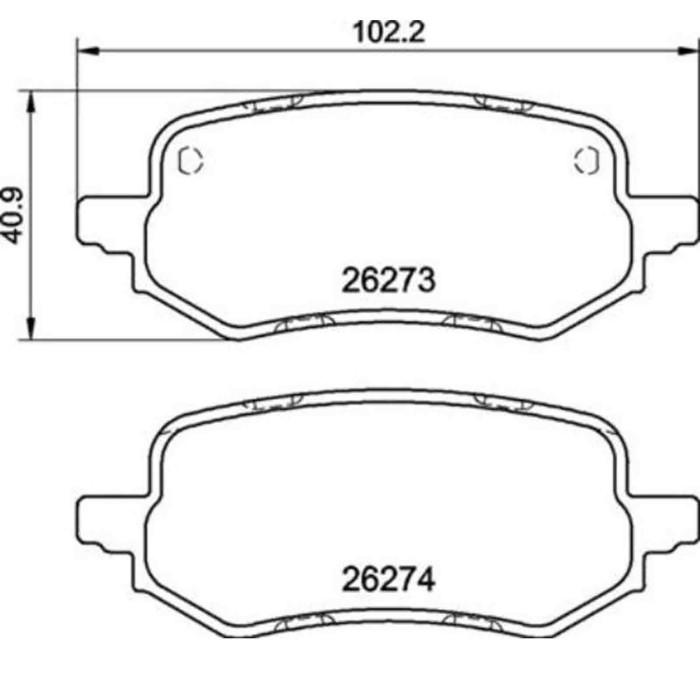 P24237_2.JPG Kit pastiglie freno, Freno a disco P 24 237 BREMBO per FORD