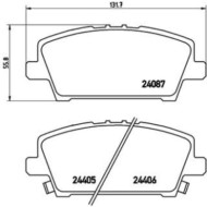 P28037_2.JPG Kit pastiglie freno, Freno a disco P 28 037 BREMBO per HONDA