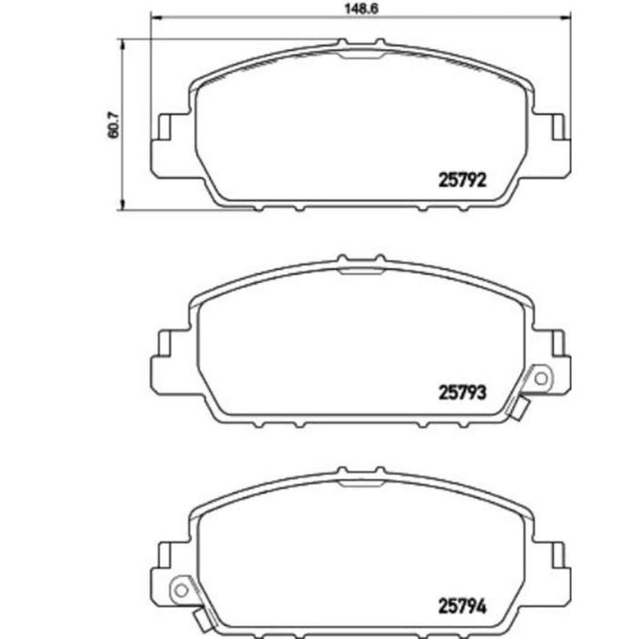 P28077_2.JPG Kit pastiglie freno, Freno a disco P 28 077 BREMBO per HONDA