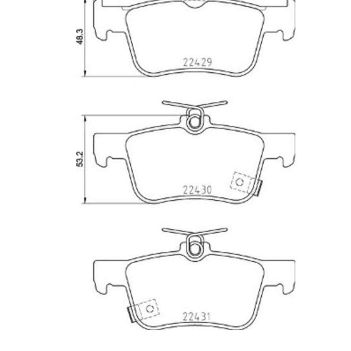 P28089_2.JPG Kit pastiglie freno, Freno a disco P 28 089 BREMBO per HONDA
