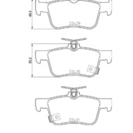 P28089_2.JPG Kit pastiglie freno, Freno a disco P 28 089 BREMBO per HONDA