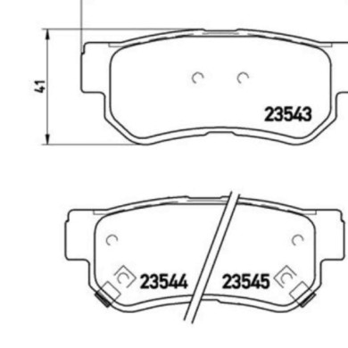 P30014_2.JPG Kit pastiglie freno, Freno a disco P 30 014 BREMBO per HYUNDAI KIA SSANGYONG