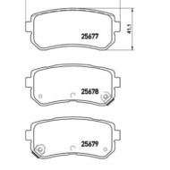 P30068_2.JPG Kit pastiglie freno, Freno a disco P 30 068 BREMBO per HYUNDAI KIA