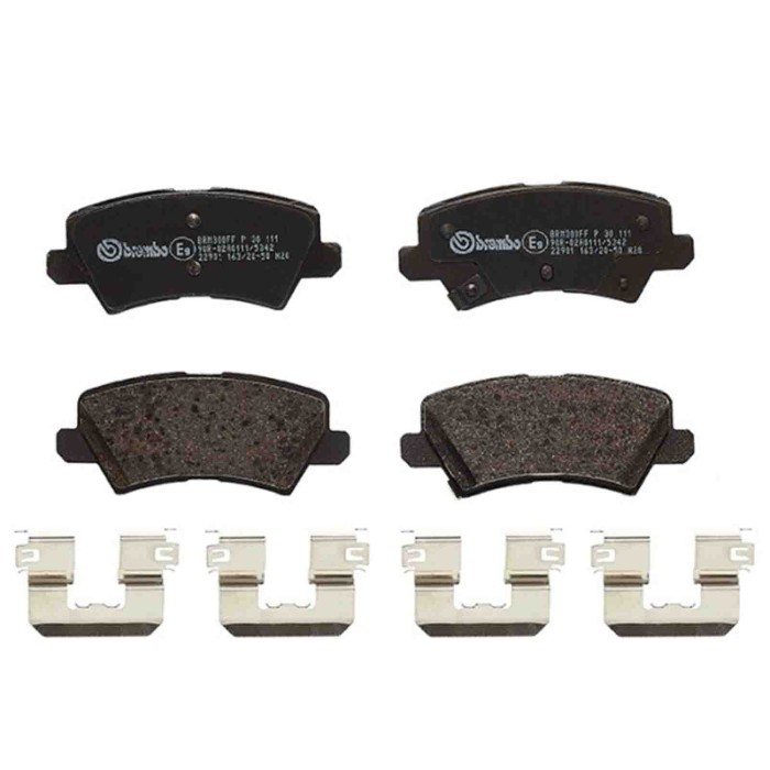 P30111_1.JPG Kit pastiglie freno, Freno a disco P 30 111 BREMBO per KIA
