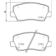 P30114_2.JPG Kit pastiglie freno, Freno a disco P 30 114 BREMBO per KIA