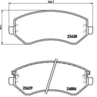 P37007_2.JPG Kit pastiglie freno, Freno a disco P 37 007 BREMBO per JEEP CHRYSLER DODGE