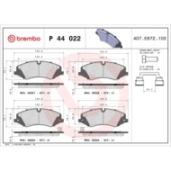 P44022_2.JPG Kit pastiglie freno, Freno a disco P 44 022 BREMBO per LAND ROVER