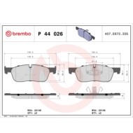 P44026_2.JPG Kit pastiglie freno, Freno a disco P 44 026 BREMBO per LAND ROVER JAGUAR