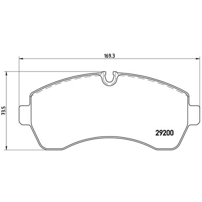 P50059_2.JPG Kit pastiglie freno, Freno a disco P 50 059 BREMBO per VW MERCEDES-BENZ