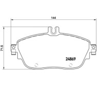 P50093_2.JPG Kit pastiglie freno, Freno a disco P 50 093 BREMBO per MERCEDES-BENZ INFINITI