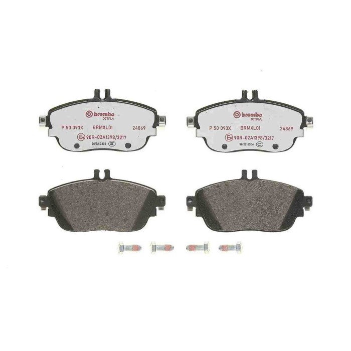 P50093X_1.JPG Kit pastiglie freno, Freno a disco P 50 093X BREMBO per MERCEDES-BENZ INFINITI
