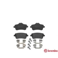 Kit pastiglie freno, Freno a disco P 50 099 BREMBO per MERCEDES-BENZ