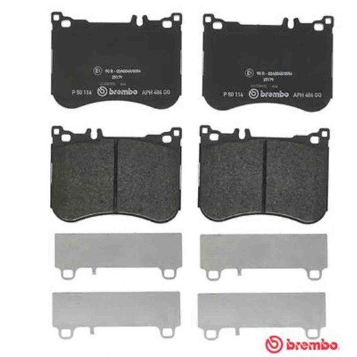 P50114_1.JPG Kit pastiglie freno, Freno a disco P 50 114 BREMBO per MERCEDES-BENZ