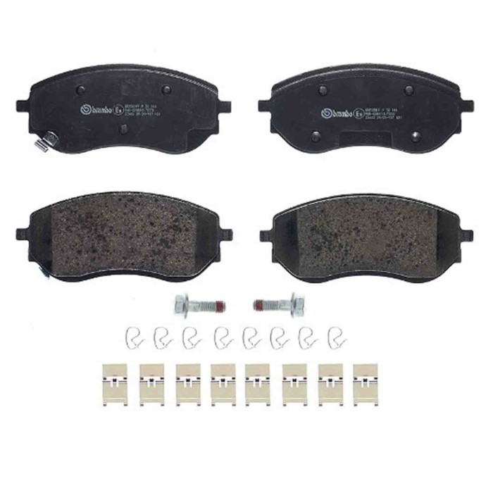 P50144_1.JPG Kit pastiglie freno, Freno a disco P 50 144 BREMBO per MERCEDES-BENZ NISSAN