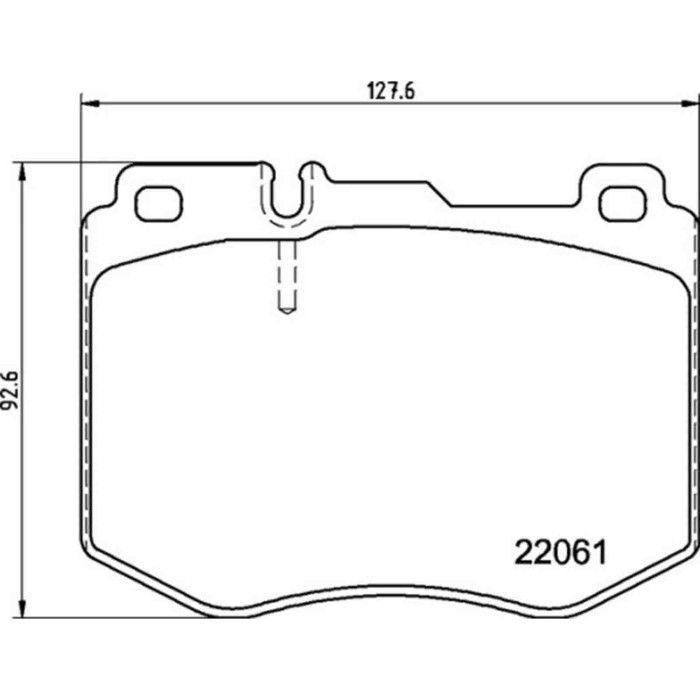P50145_2.JPG Kit pastiglie freno, Freno a disco P 50 145 BREMBO per MERCEDES-BENZ