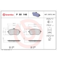 P50146_2.JPG Kit pastiglie freno, Freno a disco P 50 146 BREMBO per MERCEDES-BENZ
