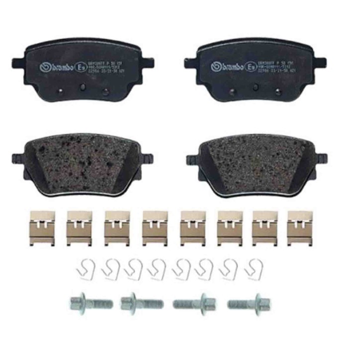 P50151_1.JPG Kit pastiglie freno, Freno a disco P 50 151 BREMBO per MERCEDES-BENZ