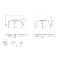 P50152_2.JPG Kit pastiglie freno, Freno a disco P 50 152 BREMBO per MERCEDES-BENZ