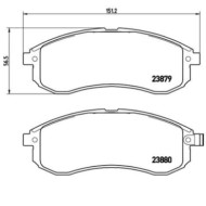 P54033_2.JPG Kit pastiglie freno, Freno a disco P 54 033 BREMBO per MITSUBISHI