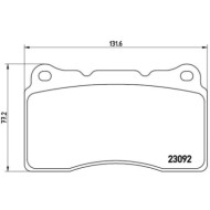 P54040_2.JPG Kit pastiglie freno, Freno a disco P 54 040 BREMBO per RENAULT VOLVO