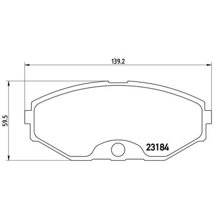 P56052_2.JPG Kit pastiglie freno, Freno a disco P 56 052 BREMBO per NISSAN INFINITI