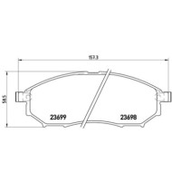 P56058_2.JPG Kit pastiglie freno, Freno a disco P 56 058 BREMBO per RENAULT NISSAN INFINITI