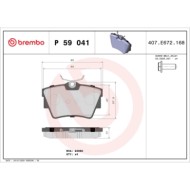 P59041_2.JPG Kit pastiglie freno, Freno a disco P 59 041 BREMBO per RENAULT OPEL FIAT NISSAN