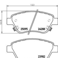 P59081_2.JPG Kit pastiglie freno, Freno a disco P 59 081 BREMBO per OPEL