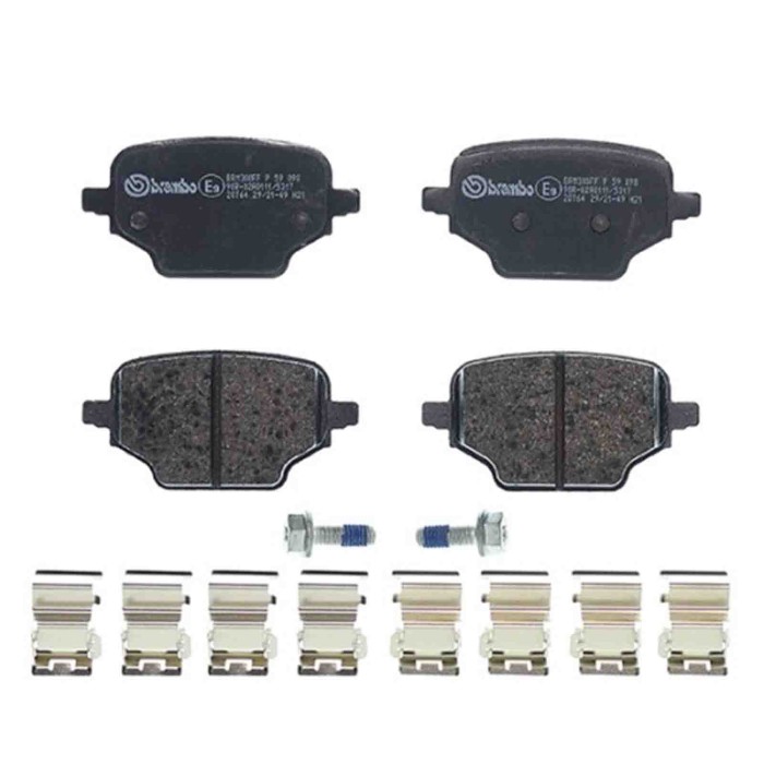 P59098_1.JPG Kit pastiglie freno, Freno a disco P 59 098 BREMBO per PEUGEOT CITROEN TOYOTA