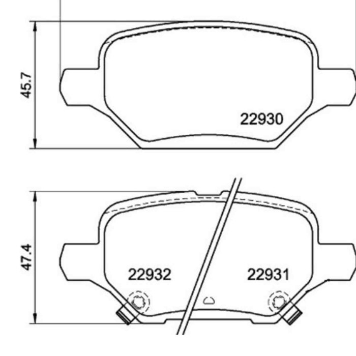 P59099_2.JPG Kit pastiglie freno, Freno a disco P 59 099 BREMBO per OPEL