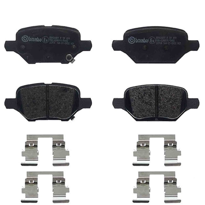 P59099_1.JPG Kit pastiglie freno, Freno a disco P 59 099 BREMBO per OPEL