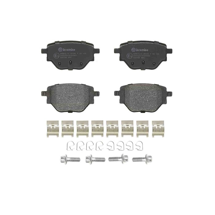 P59100_1.JPG Kit pastiglie freno, Freno a disco P 59 100 BREMBO per PEUGEOT CITROEN OPEL
