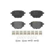 Kit pastiglie freno, Freno a disco P 59 100 BREMBO per PEUGEOT CITROEN OPEL