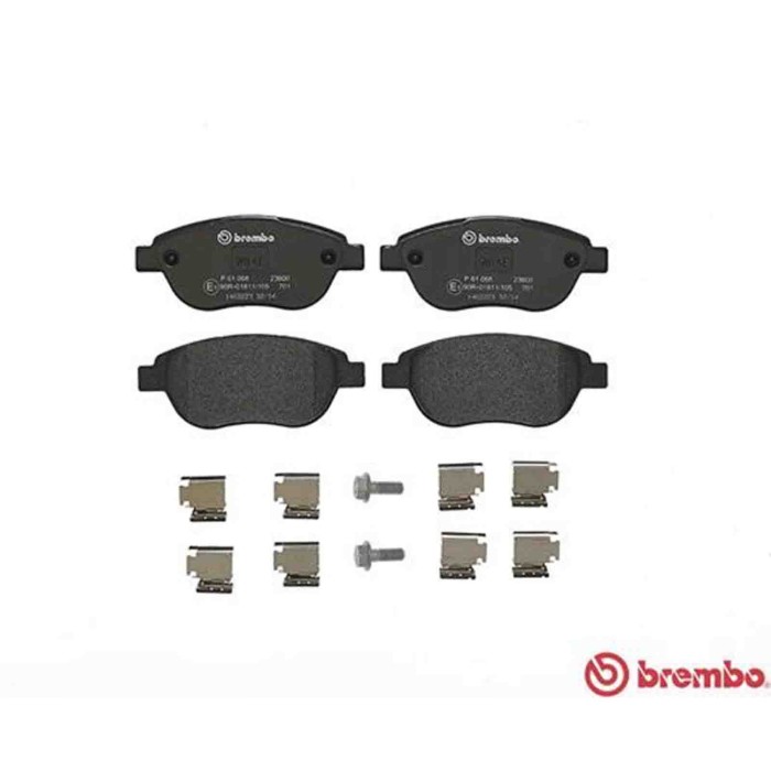 P61068_1.JPG Kit pastiglie freno, Freno a disco P 61 068 BREMBO per PEUGEOT CITROEN